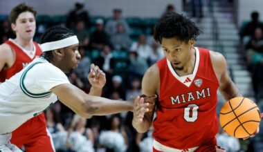 No. 21 Miami moves to 28-0 with road win over EMU