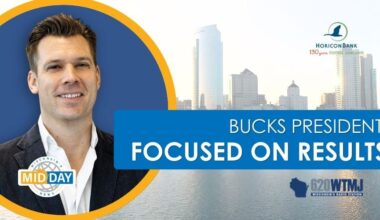 Bucks President Josh Glessing on Wisconsin's Midday News