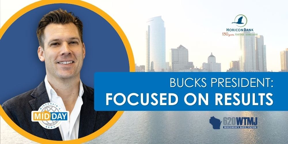 Bucks President Josh Glessing on Wisconsin's Midday News
