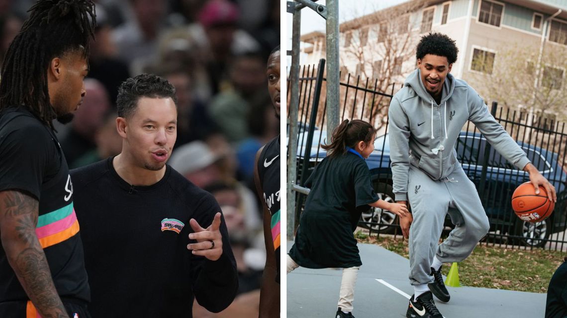 More Spurs games moved to national TV; Spurs refurbish Austin community basketball court