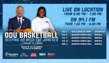 ODU Basketball Hosts Keeping Up With The Joneses Coaches Show Tuesday Night At Recovery Sports Grill Norfolk