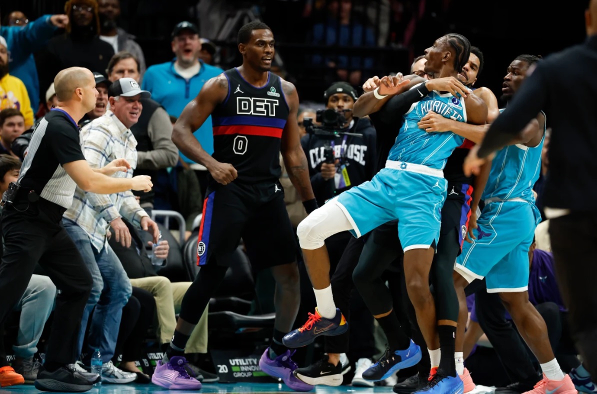 Stewart gets seven games as NBA metes out discipline for Pistons-Hornets melee