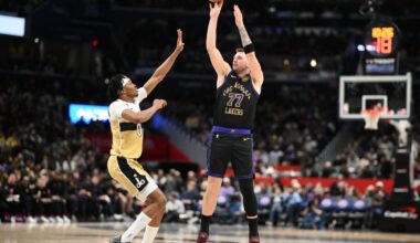 Doncic and James lead the way, Lakers shoot 61% from the field in a 142-111 rout of Wizards