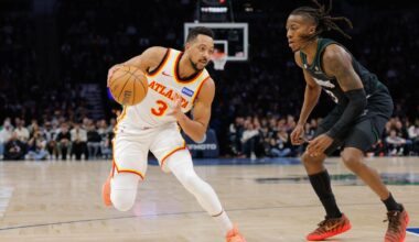 Edwards scores 30, Timberwolves cruise to 138-116 win against short-handed Hawks