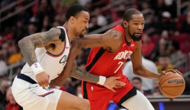 Durant's 26 points lead Rockets over Clippers 102-95