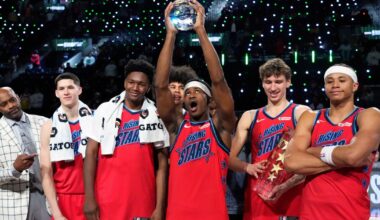 Philadelphia 76ers rookie V.J. Edgecombe leads Team Vince to victory in Rising Stars game, earns MVP