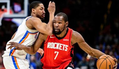 Eason scores 26, Sengun gets triple-double as Rockets beat short-handed Thunder 112-106
