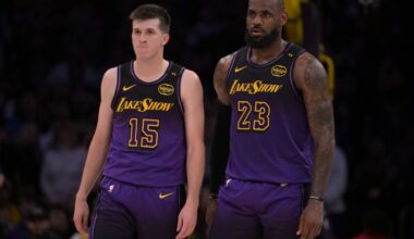 LeBron James Wasn't Happy After Austin Reaves Stole His Triple-Double Rebound