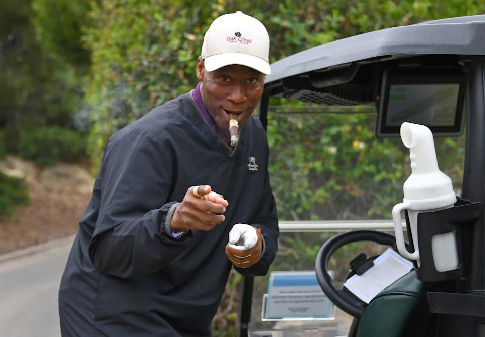Former player for the Los Angeles Lakers Bryon Scott participates in the Marcus Allen Charity Golf tournament. (Photo by Jayne Kamin-Oncea/Getty Images for Laureus)<p>Photo by Jayne Kamin-Oncea&sol;Getty Images for Laureus</p>
