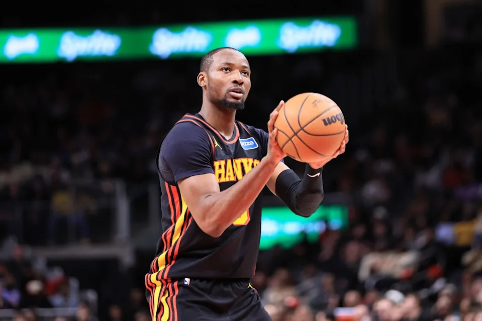 The Hawks acquired Jonathan Kuminga at the trade deadline NBAE via Getty Images
