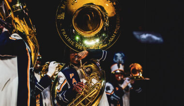 PVAMU's Marching Storm featured in Trail Blazers’ HBCU celebration