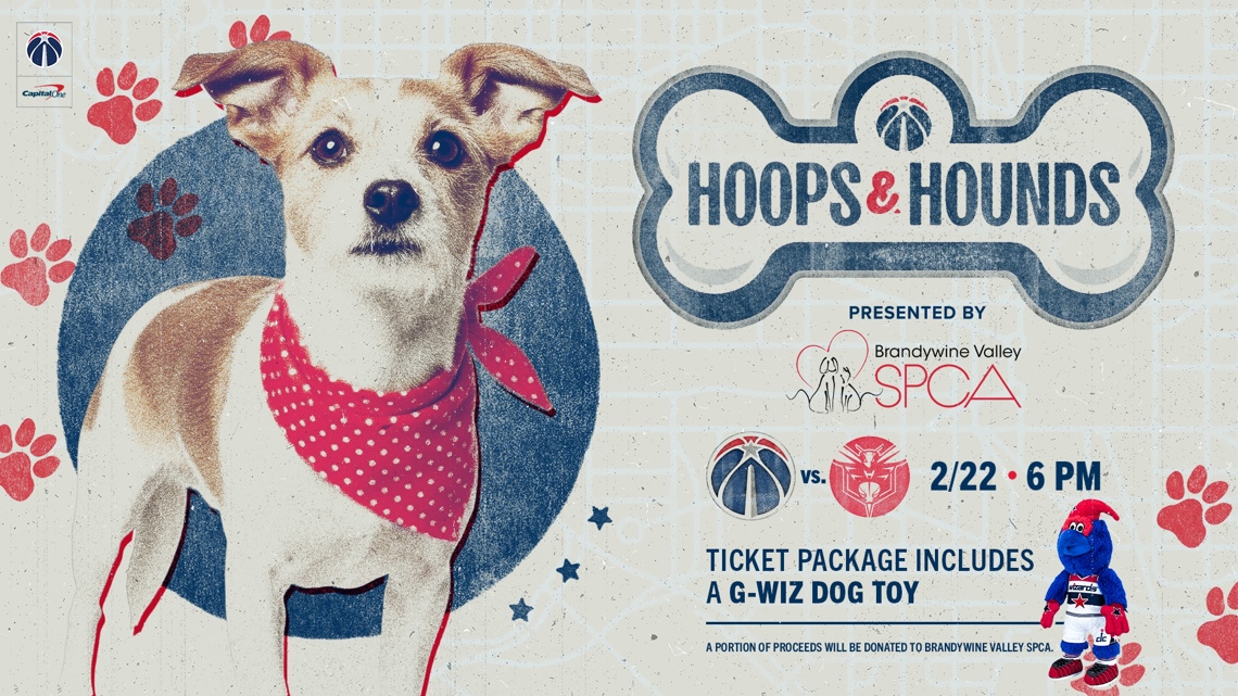 Washington Wizards host Hoops & Hounds for second year in a row