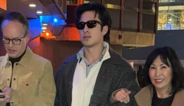 Hudson Williams Wears Yellow Pants to Watch a Knicks Game in NYC