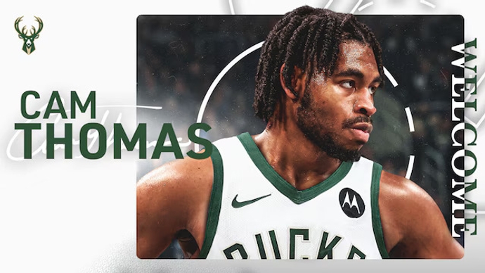 Cam Thomas signs with Bucks after being waived by Nets