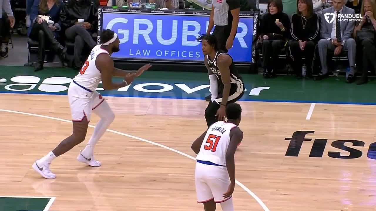 Brunson scores 27 points, Anunoby 24 as the Knicks cruise past the Bucks 127-98