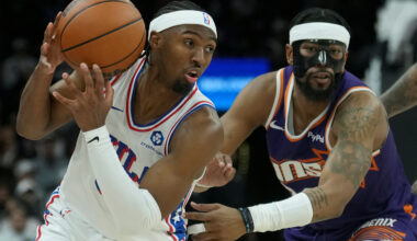 Embiid scores 33, Maxey adds 29 and the 76ers beat the Suns 109-103 for 6th win in 7 games