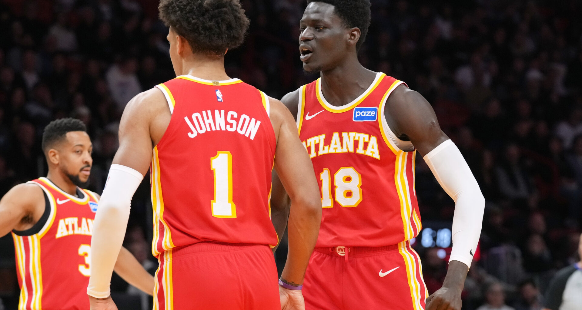 Jalen Johnson has triple-double and Hawks spoil Miami's 2006 title celebration with 127-115 victory