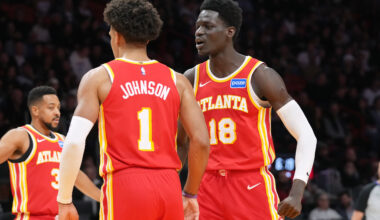 Jalen Johnson has triple-double and Hawks spoil Miami's 2006 title celebration with 127-115 victory