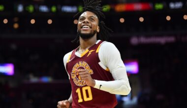 Darius Garland smiling