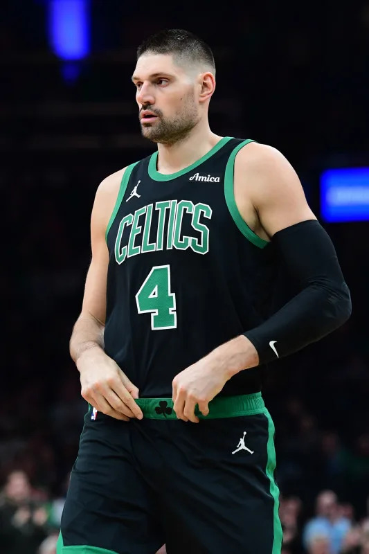 Nikola Vučević maintains scoring and rebounding value in Boston’s adjusted rotation.