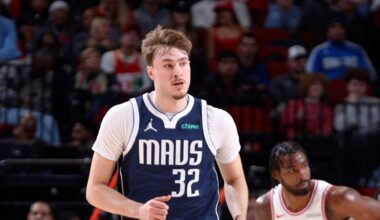 The Mavs lost to the Rockets 111-107 despite a big night from Flagg