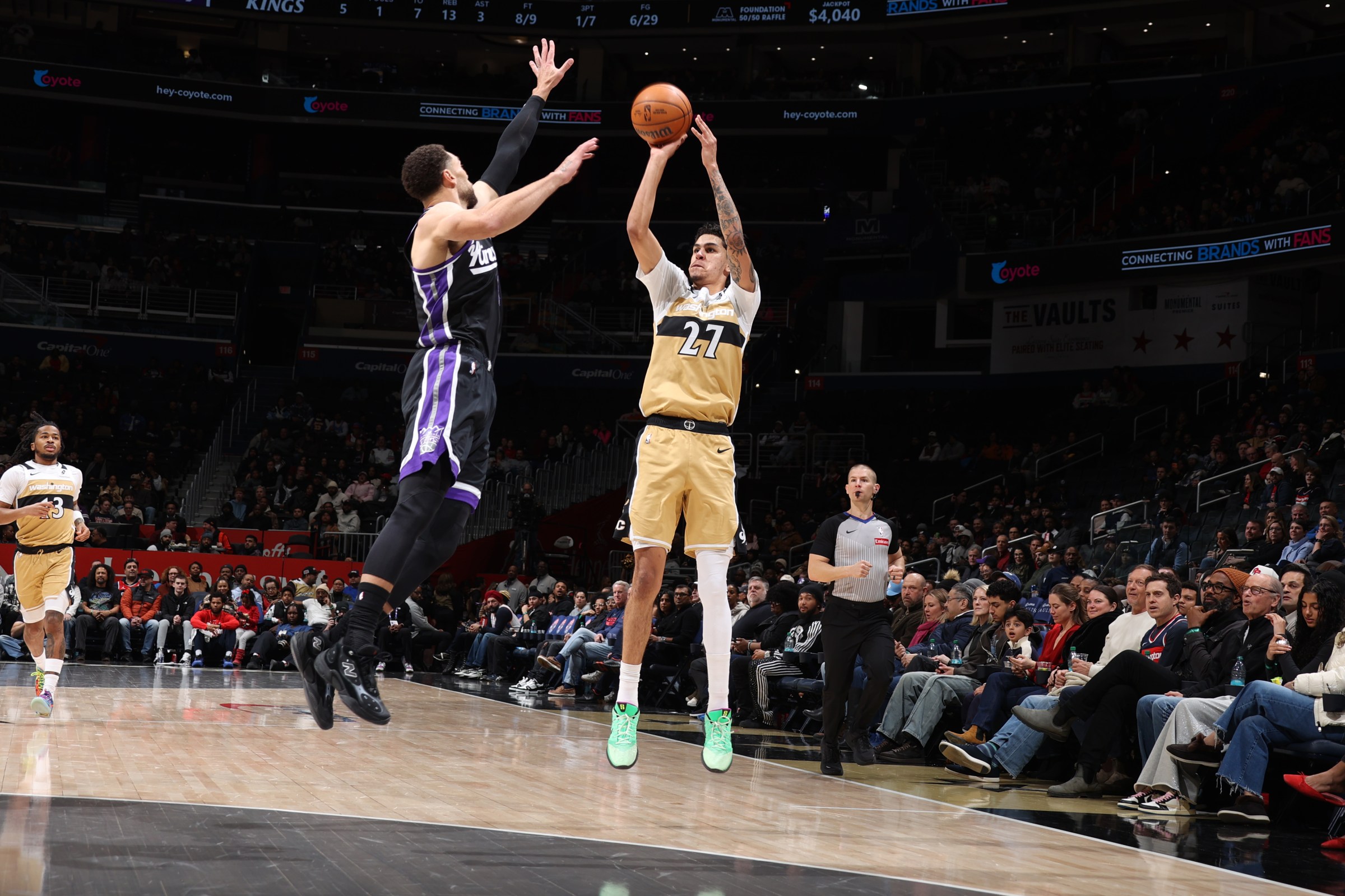 Wizards rookie Will Riley carried the team’s offense for extended stretches of their 116-112 win over the Sacramento Kings.