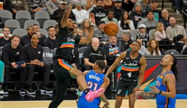 Spurs Outlast Thunder, 116-106, in Gritty Home Win
