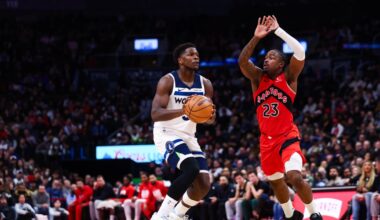 Edwards scores 30 points as Timberwolves rally for 5th win in six games, beat Raptors 128-126