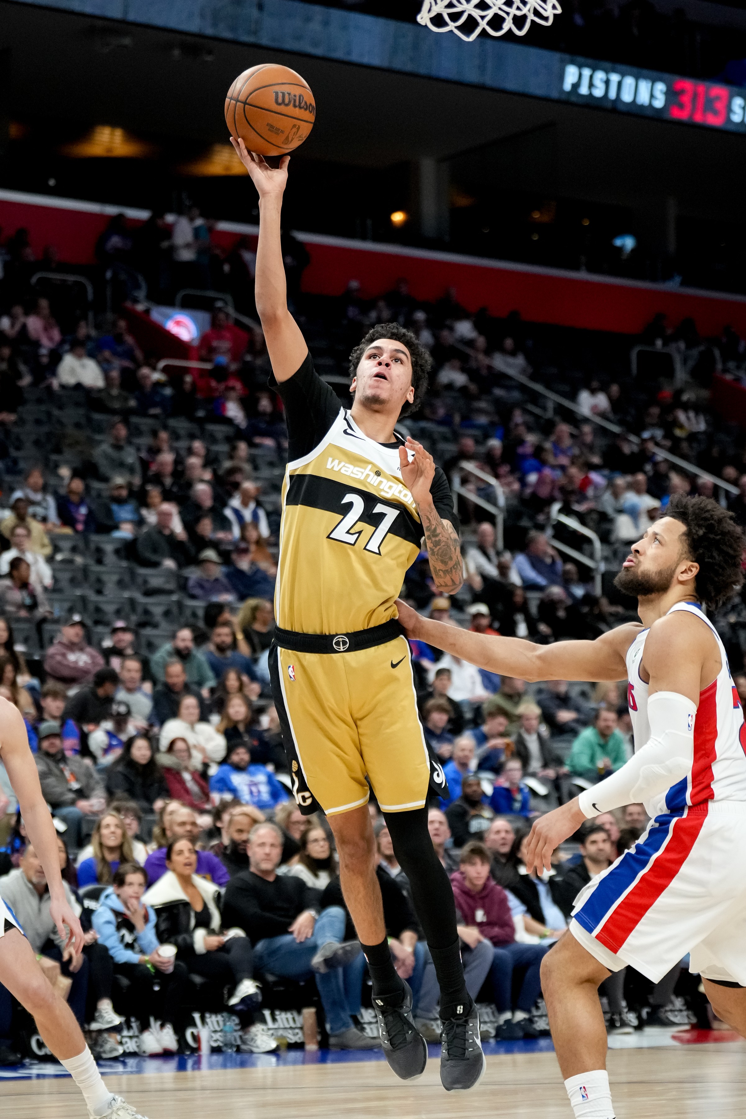 Wizards rookie Will Riley scored a career-high 20 points in the team’s win vs. the Detroit Pistons.