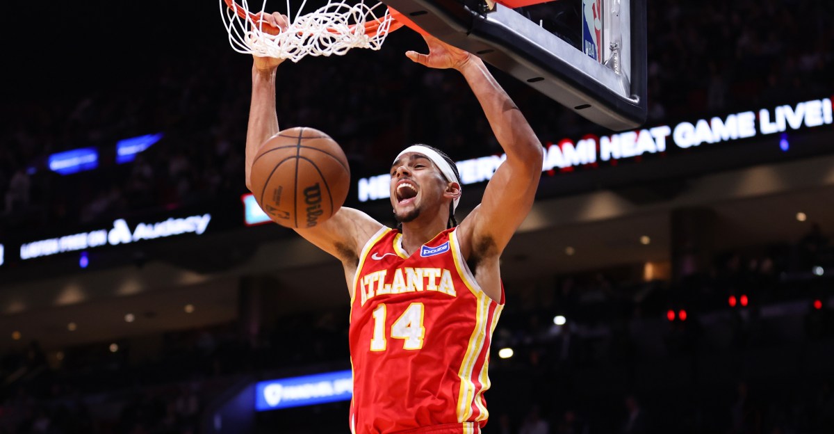 Hawks send statement in Miami as Johnson’s triple-double powers wire-to-wire win over Heat
