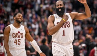 Player Grades: Cavs at Kings - Harden and Mitchell dominate late