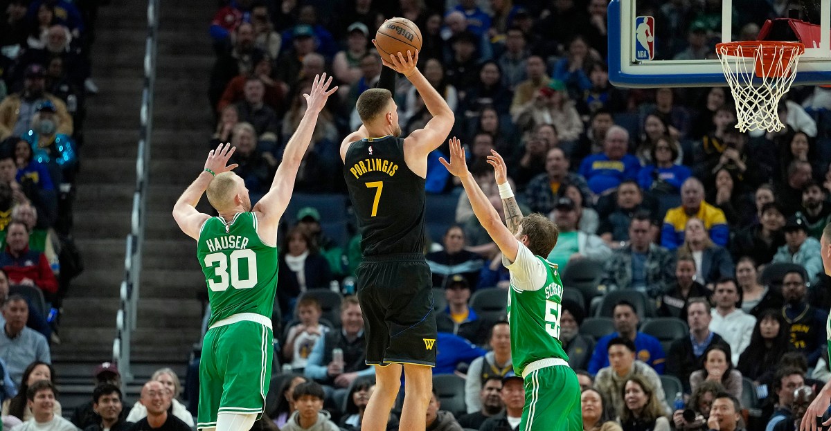 Warriors vs. Celtics player grades: Kristaps Porziņģis debuts for GSW
