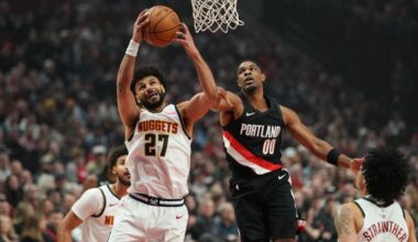 Blazers and Nuggets Play Record-Breaking Game in Portland