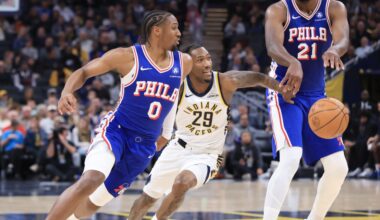 Tyrese Maxey nearly posts triple-double, Joel Embiid sharp in return as Sixers crush Pacers