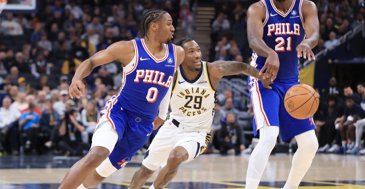 Tyrese Maxey nearly posts triple-double, Joel Embiid sharp in return as Sixers crush Pacers