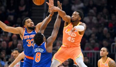 Cavs pull even with Knicks in standings after defeating them 109-94