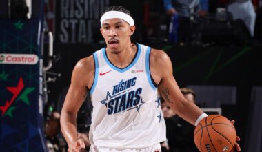 Ron Harper Jr. Starts, Grabs 7 Boards in Rising Stars Game - NBA