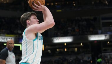 Knueppel breaks rookie 3-point season record in Hornets’ romp over Pacers – WSOC TV