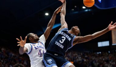 BYU's AJ Dybantsa takes on Kansas' Darryn Peterson in an NBA draft pick showdown