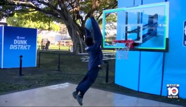 Young Heat fans take over Bayside ahead of Bulls matchup