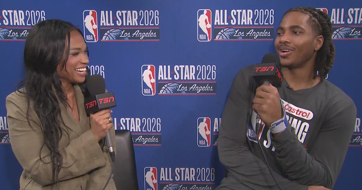 'Where I'm from it's really hard to make it out ... it's a blessing' to be at All-Star Weekend – TSN