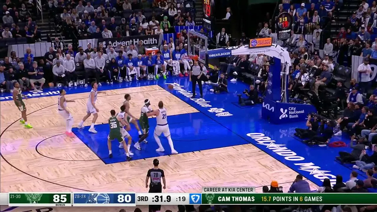 Cam Thomas with 34 points vs. Orlando Magic