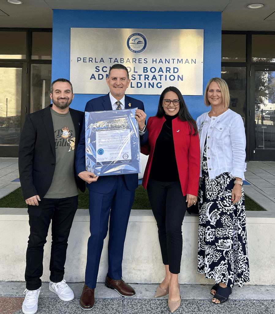 SCHOOL BOARD MEMBER LUISA SANTOS AND THE SCHOOL BOARD OF MIAMI-DADE COUNTY, FLORIDA, RECOGNIZE MR. MICHAEL BAIAMONTE, THE VOICE OF THE MIAMI HEAT