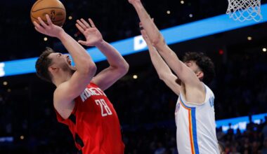 Rockets down Thunder 112-106 behind Alperen Sengun’s triple double
