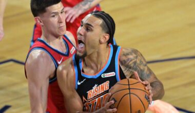 Jaylon Tyson leads team in scoring in Rising Stars showcase