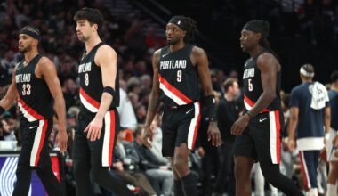 Portland Trail Blazers Drop in NBA Power Rankings