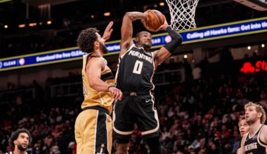 McCollum, Kispert lead way as short-handed Hawks throttle Wizards