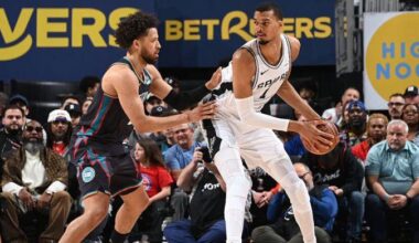 Tempers flare as Spurs battle to victory in hard-fought clash with Pistons