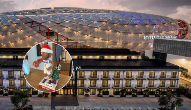 This L.A. Clippers-Themed Hotel Suite Is Right Next Door To The Intuit Dome – Here's Your Peek Inside