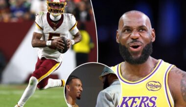 LeBron James meetup with Jayden Daniels has fans speculating he's going to Wizards